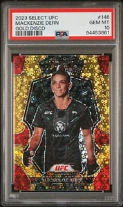 Mackenzie Dern 2023 Panini Select UFC Gold Disco Prizm 07/10 PSA ¡Gema como nueva 10! - Imagen 1 de 2