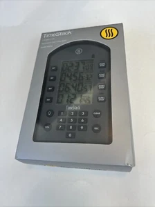 ThermoWorks TimeStack 4 timer in un unico registra il tuo allarme vocale TX-4400-CH NUOVO - Foto 1 di 5