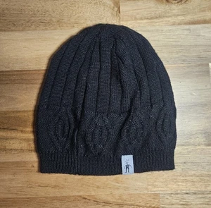 Smartwool Women's 100% Merino Wool Knit Beanie Black - Picture 1 of 7