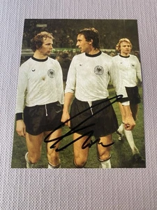 Rarität ! Bild handsigniert 70er Jahre Heinz Flohe Deutsche Nationalmannschaft - Bild 1 von 1