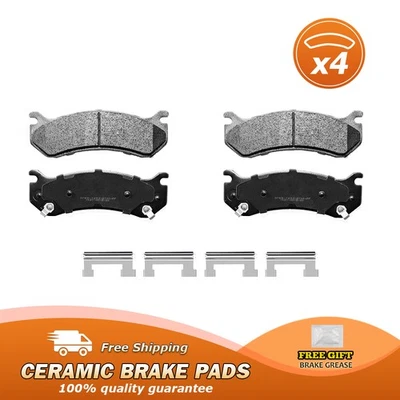 Pastillas de freno traseras de cerámica para Chevy GMC Avalanche Silverado Sierra Yukon XL 2500 Foto 1 de 4