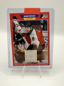 MARK RECCHI 21-22 Leaf Pro Set Jersey Card Red Parallel Flyers Patch MEM - Picture 1 of 2