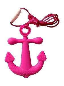 Sea Ship Anchor Silicone Teether Soother Teething Sensory Chewy Chewelry BPA... - Picture 1 of 16