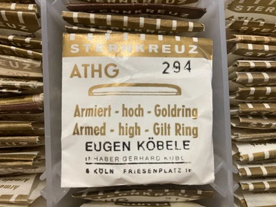 STERNKREUZ Cruz estrella ATHG / ATGH cristal reloj cristal alto con dorado Anillo impermeable reforzado