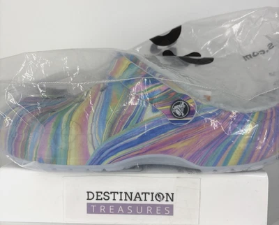 Zuecos Crocs Rosa Azul Baya Forrados Estampados Unisex M9 W11 Nuevos en Paquete Foto 1 de 4