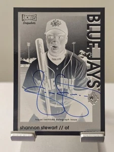 2022 Topps Archive Signatures 22/100 Shannon Stewart Photo Negative On Card Auto - Picture 1 of 3