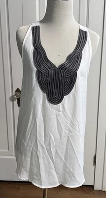 Blusa para mujer Cooper Jazz 19 detalle bordado blanca mediana nueva con etiquetas hermosa espalda Foto 1 de 4