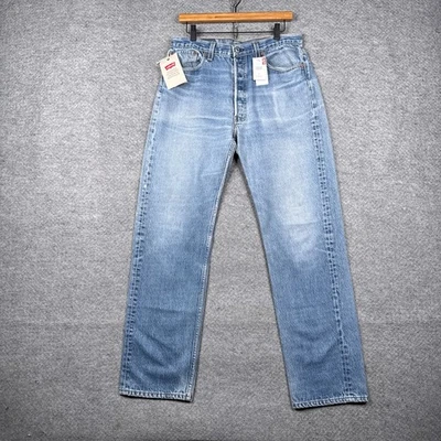 Jeans vintage Levis 501xx para hombre 36x36 (32x32) años 90 hechos en EE. UU. botón mosca desteñido Foto 1 de 4