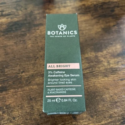 Suero para ojos Botanics All Bright 3 % cafeína despertador 0,84 OZ más brillante Foto 1 de 2