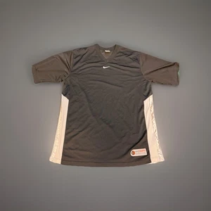 Vintage Nike Hoops Center Swoosh Basketball Shooting Shirt Herren XXL Schwarz Warm Up - Bild 1 von 4
