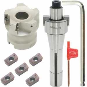BAP300R 50-22 5Flöte CNC Gesichtsfräser Schale + R8-FMB22 + 10 Stck. APMT1135PDER - Bild 1 von 7