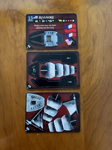 Pirates Wizkids CSG Pocketmodel ROANOKE Super Rare Crimson Coast - Picture 1 of 2