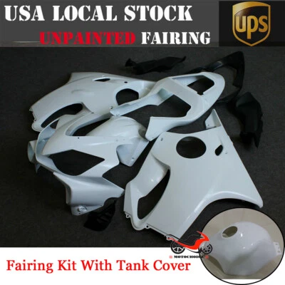 Unpainted Fairing Kit +Tank Cowl Set For Honda CBR600 CBR 600 F4I 2001 2002 2003 - Image 1 of 4