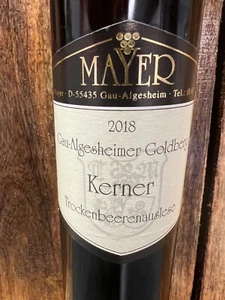 3 X TROCKENBEERENAUSLESE KERNER 2018 RHEINHESSEN - GESCHENK FLASCHE 36 CM - Bild 1 von 2