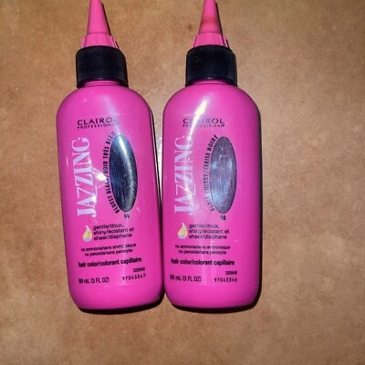 Clairol профессиональный джазовый блестящий чистый цвет волос синий черный и черный вишневый. - Изображение 1 из 2