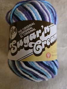 Nuova matassa Sugar N Cream 100% cotone filato Ombre Moon Dance 2 oz. #102002 - Foto 1 di 5
