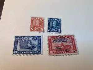 KAPPYSTAMPS CANADA FOUR DIFFERENT EARLY 20TH CENTURY STAMPS MINT USED H506 - Picture 1 of 2