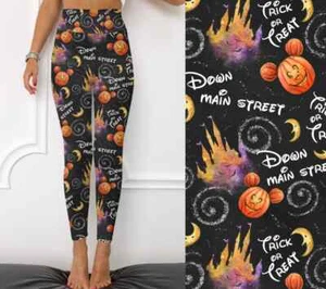 Truco o trato Orejas de ratón Halloween Leggings de mujer TC2 Extra Plus Talla 20-26 - Imagen 1 de 1