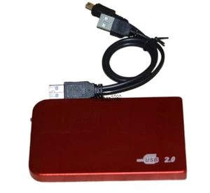 red USB2.0 40GB External Hard Drive HDD Portable Laptop Mobile Hard Disk - Afbeelding 1 van 3