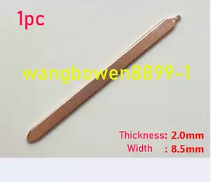 Copper Flat Heat Pipe for Cooling Laptop CPU GPU Heatsink 8.5x 2 length 50-350mm - Picture 1 of 5