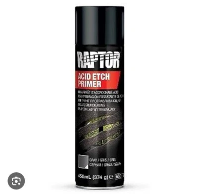 U-POL RPTEP/AL RAPTOR ACID ETCH PRIMER AEROSOL 450ML - GREY - Image 1 of 3