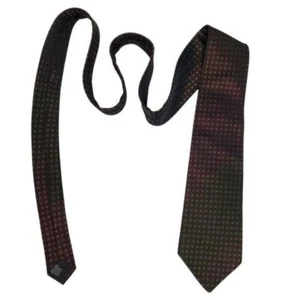 ALFANI Silk Black Colorblock Men's Tie  - Bild 1 von 7