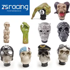Universal Skull Head Manual Car Gear Stick Shifter Knob Shift Lever Handle - Bild 1 von 25