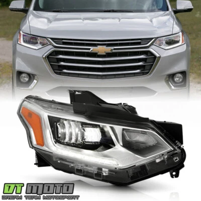For 2018-2021 Chevy Traverse FULL LED Type w/ DRL Headlight Headlamp Passenger - Изображение 1 из 4