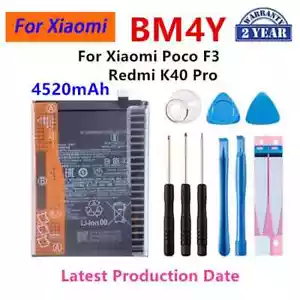 Batterie BM4Y 4520mAh neuve pour Xiaomi Poco F3 /Redmi K40 Pro / K40 Pro +outils - Photo 1 sur 5