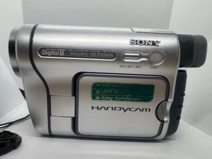 Sony Handycam DCR-TRV265E PAL Digital8 VCR Camcorder Silver - Picture 1 of 10
