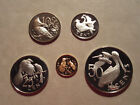 1973 Virgin Islands coin set  Proof Birds  super high grade set in plastic  1973
