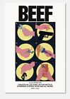 Beef Season 1 Netflix Art Print by Kimberly Elliott A24 Poster | Limited Edition