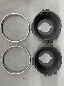 1940-1957 Chevy BelAir Truck Headlight Mounting Bucket Bezel Trim Ring Headlamp - Picture 1 of 16