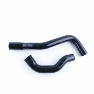 Black For 1961-1962 Starfire 1960-65 CADILLAC V8 6.4-7.0 Silicone Radiator HoseS - Picture 1 of 5