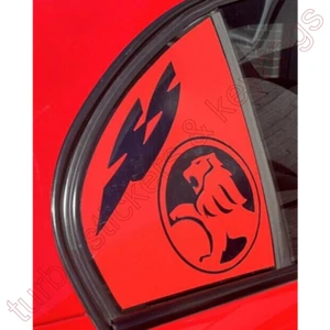 2x HOLDEN VT VX VY VZ SS COMMODORE SEDAN DOOR WINDOW VINYL STICKER 8 COLOURS - Picture 1 of 2