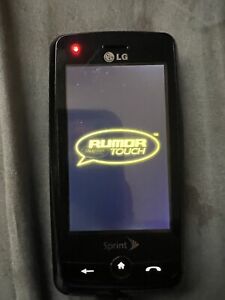 LG Rumor Touch LN510 - Blue and Black ( Sprint ) Cellular Slider Phone