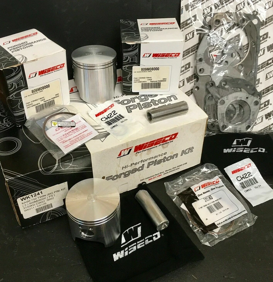 KIT PISTÓN FORJADO WISECO WK1247 KAWASAKI PWC 1100 ZXi STX 1996 - 2003 809M08050 Foto 1 de 1
