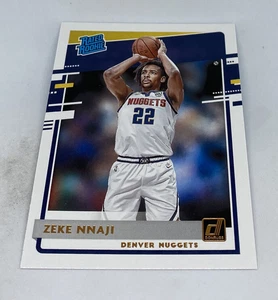 2020-21 Panini Donruss Zeke Nnaji Rated Rookie RC Denver Nuggets #256 - Picture 1 of 2