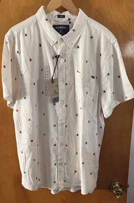 Camisa Chubbies Para Hombre XL Abotonada Blanca Foto 1 de 3