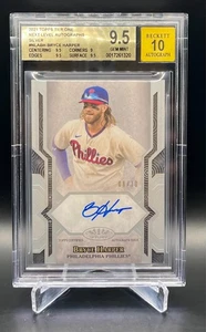 2021 Topps Tier One Bryce Harper Next Level Autographs Silver 08/10 #NLA-BH - Picture 1 of 3