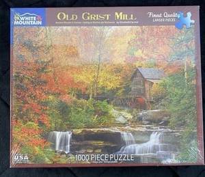 White Mountain ALTE SCHROTMÜHLE 1000-teiliges Puzzle Herbst Autumn NEU/VERSIEGELT - Bild 1 von 5