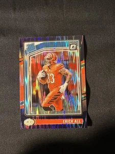 2024 Donruss Optic - Purple Shock Erick All Jr. Cincinnati Bengals #233 Rookie - Picture 1 of 2