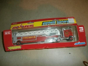 Vintage 612 MAJORETTE Super Movers HO Scale 55 FDNY Firetruck - Picture 1 of 8