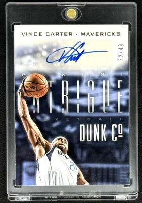 VINCE CARTER 2013-14 PANINI INTRIGUE DUNK CO AUTOGRAPH SP /49 MAVS AUTO - Image 1 of 2