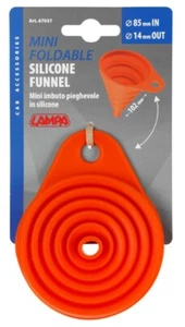 Mini Imbuto Pieghevole in Silicone per Travasare Liquidi e Olio Motore - C67037 - Foto 1 di 5