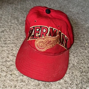 Vintage Detroit Red Wings Yzerman Starter Baseball Hat Snap Back - Picture 1 of 9