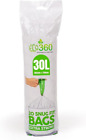 Eco Bag BDS03 Eco360 Extra Strong Kitchen Drawstring Bin Liners 30L 20 Bags,
