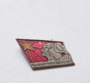 PIN DE INSIGNIA SINDICATO DE ESTUDIANTES VIETNAMITA DEL NORTE DE COLECCIÓN EJÉRCITO VIETNAMITA NVA VC VIETCONG - Imagen 1 de 7