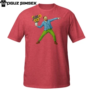 Funny Van Gogh Art T-Shirt | Sunflowers Throw Meme Tee | Artist Humor Gift - Picture 1 of 33