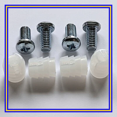 102267 x 4 (105163 x 4) IKEA Malm Hemnes Bed Slat Support Plastic Sleeve + Screw - Image 1 of 4